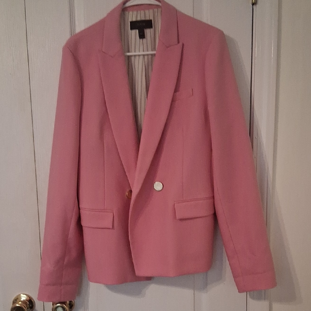 J. Crew Classic Pink Blazer